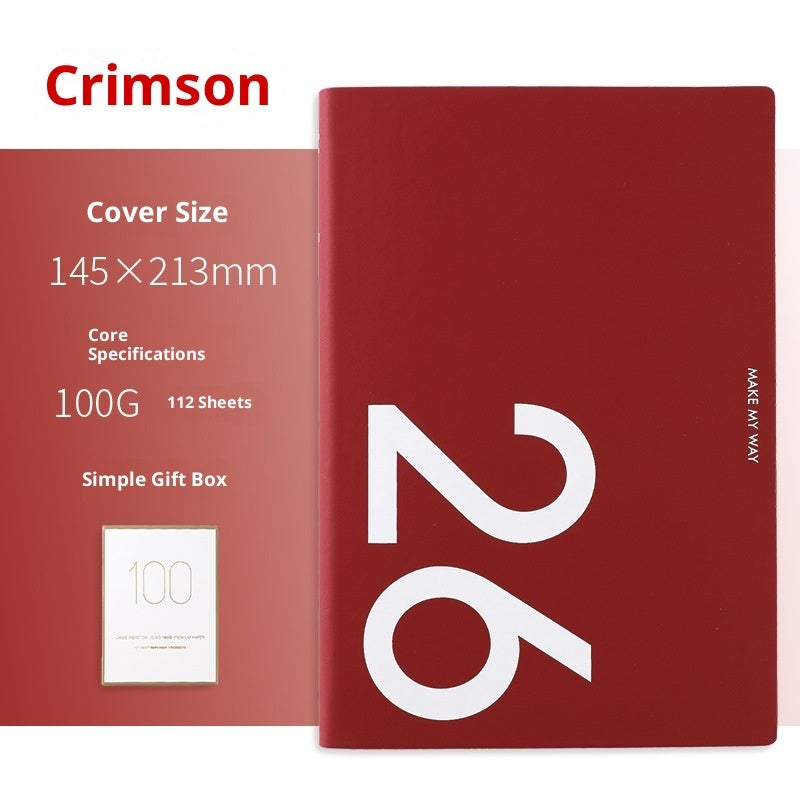 A5 Weekly Schedule Book – Two-Page-Per-Week Leather Planner Notebook (8 Colors) - Vision board shop