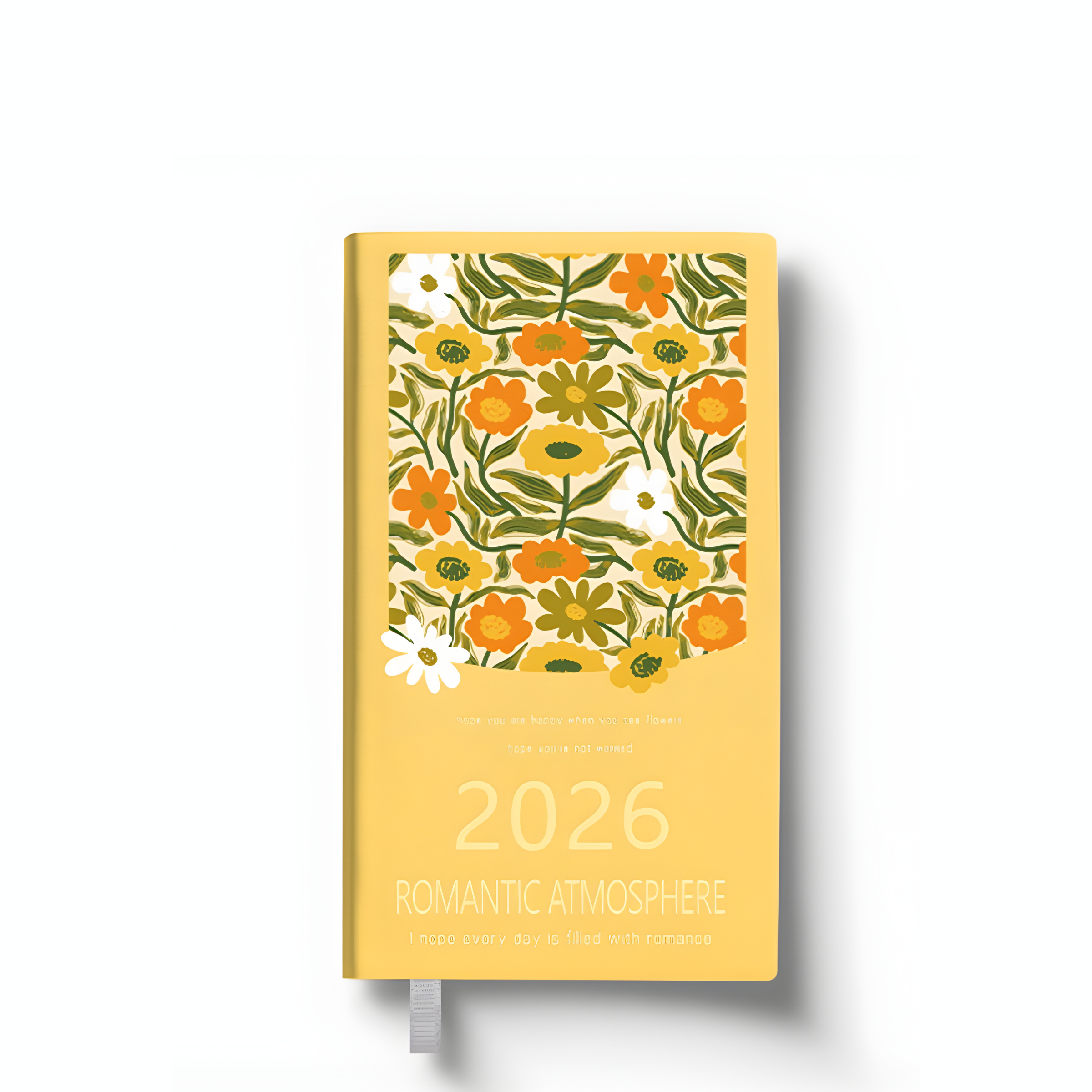 A6 2026 Weekly Planner Notebook – Hand-Painted PU Leather Portable Diary (2026 Edition) - Vision board shop