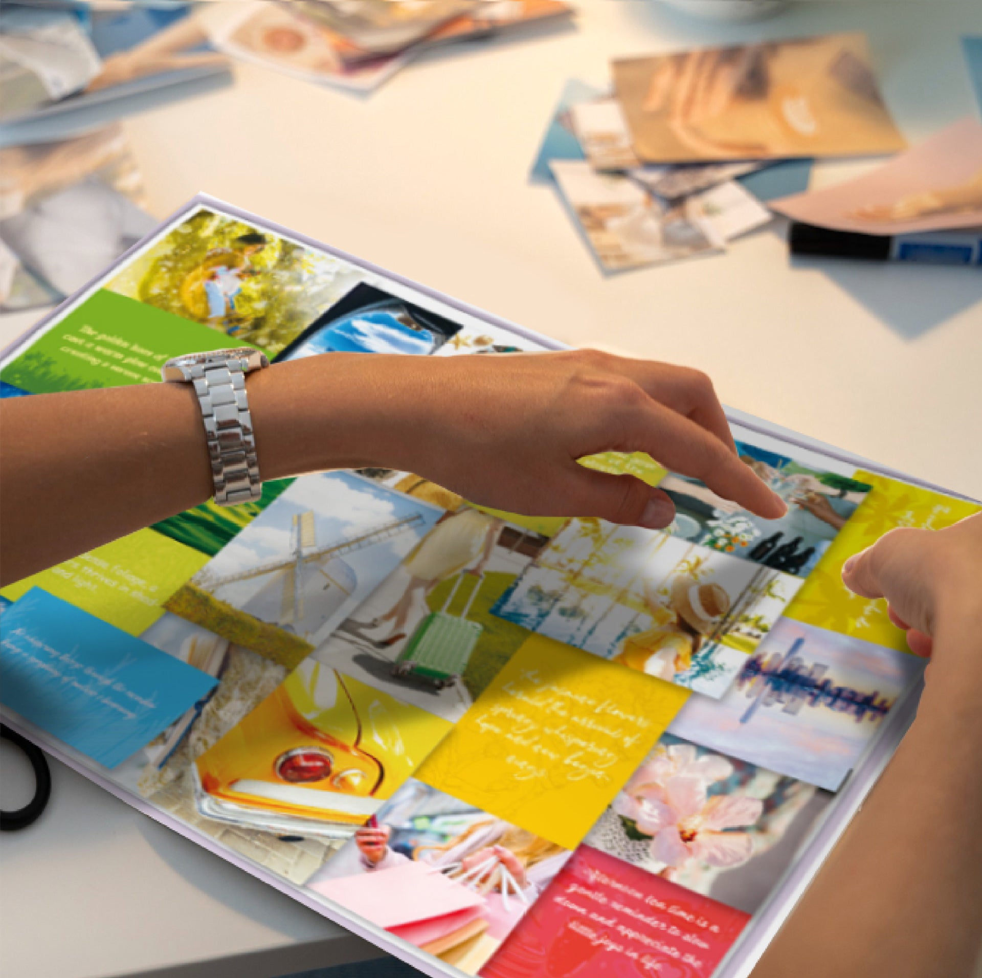 Inspirational Dream Cut Letter Sticker Vision Board Book Suit