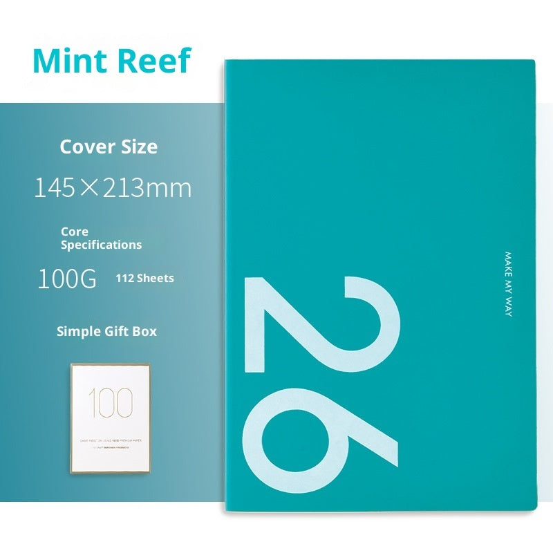 A5 Weekly Schedule Book – Two-Page-Per-Week Leather Planner Notebook (8 Colors) - Vision board shop