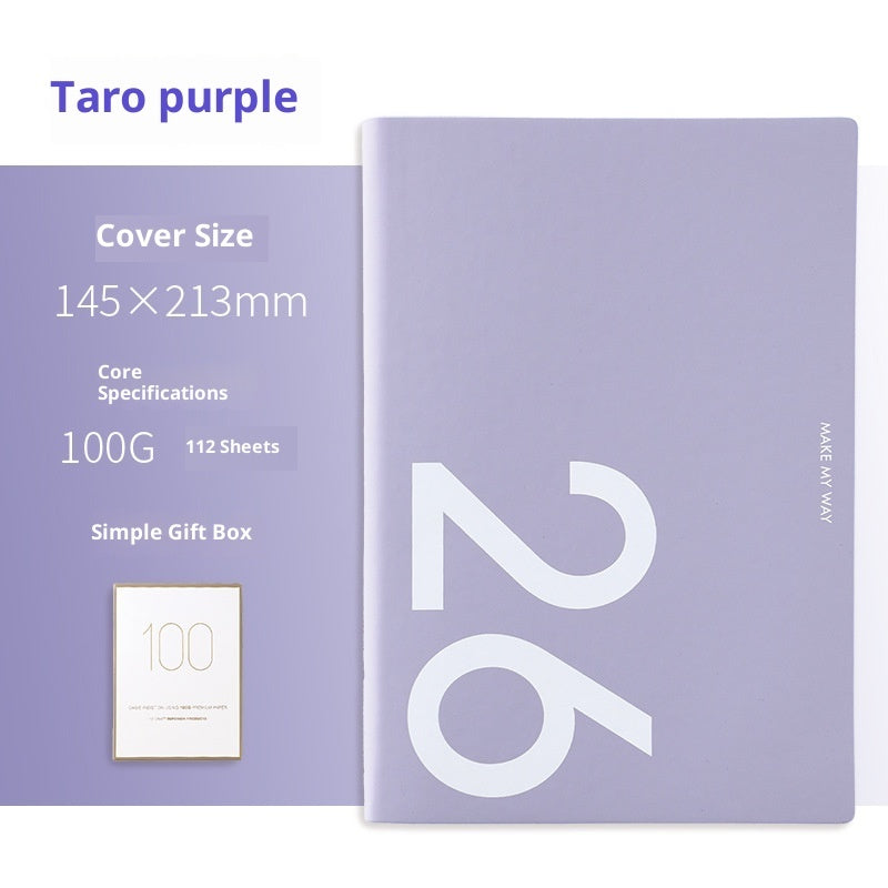 A5 Weekly Schedule Book – Two-Page-Per-Week Leather Planner Notebook (8 Colors) - Vision board shop