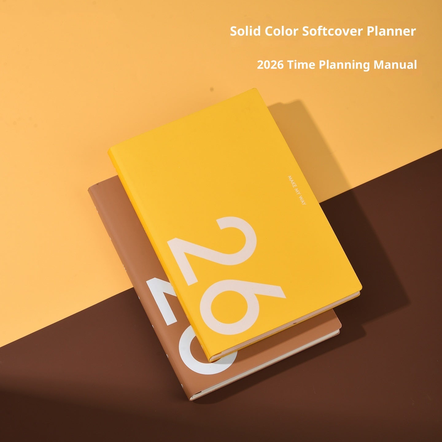 A5 Weekly Schedule Book – Two-Page-Per-Week Leather Planner Notebook (8 Colors) - Vision board shop